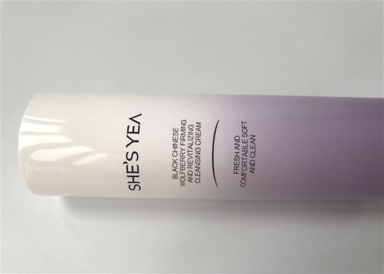 Purple SHE'S YEA Plastic Cream Tubes 100ml With Acrylic Cap Gradually Changing Color