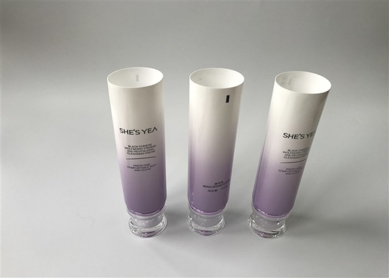 Purple SHE'S YEA Plastic Cream Tubes 100ml With Acrylic Cap Gradually Changing Color