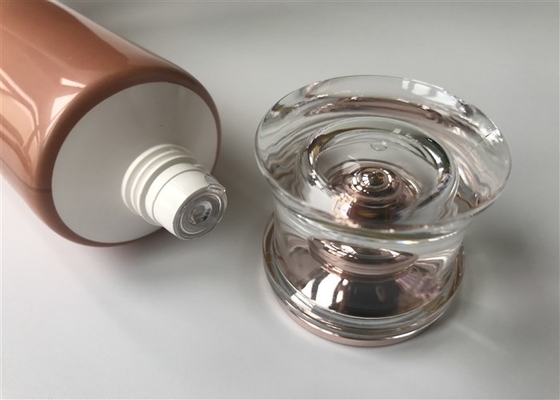 100ml Cosmetic Cream Containers , Acrylic Cap SHE'S YEA Fancy Lipstick Tubes