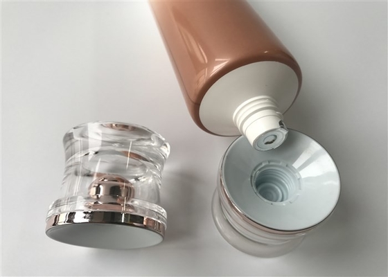 100ml Cosmetic Cream Containers , Acrylic Cap SHE'S YEA Fancy Lipstick Tubes