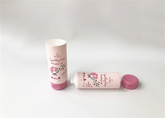 120g Dia50 peeling gel white tube  8c offset print with matt front oriented flip top cap peeling gel