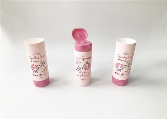 120g Dia50 peeling gel white tube  8c offset print with matt front oriented flip top cap peeling gel