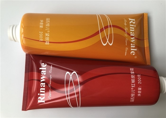 200g Rinawale Lotion Tube Containers 3 Color Offset Printing With Postioning Flip Top