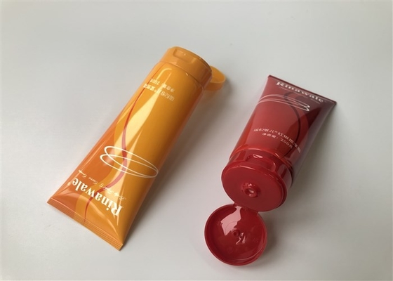 200g Rinawale Lotion Tube Containers 3 Color Offset Printing With Postioning Flip Top