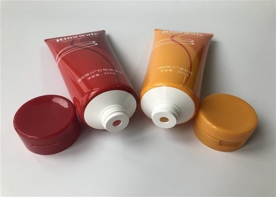 200g Rinawale Lotion Tube Containers 3 Color Offset Printing With Postioning Flip Top