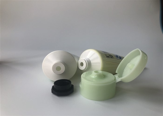 Diameter 38mm white Plastic Tube with flip top cap for hand cream  body cream shampp conditioner 50g