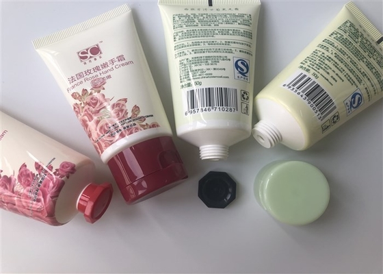 Diameter 38mm white Plastic Tube with flip top cap for hand cream  body cream shampp conditioner 50g
