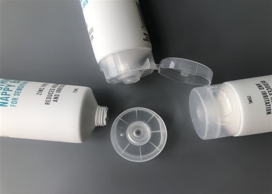 5 Layer Nourish Plastic Cream Tubes 4c Silk Screen Printing With Flip Top Cap 75ml