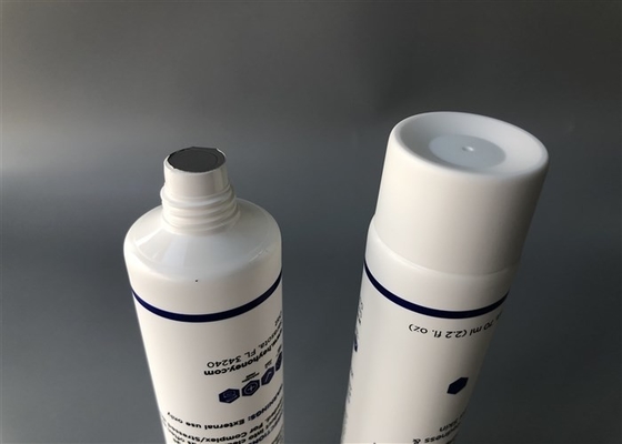 Milk White Honey Plastic Cream Tubes 3c Silk Screen Printing With Screw On Cap 70ml