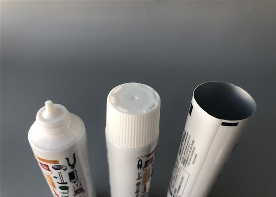 Diameter 25mm Aluminium Tube Packaging 24ml Capacity With Teeth Cap ISO9001