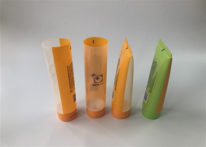 Two-color extrusion tube series ASTA developed a new product 1-color screen printing hot stamping silver foil