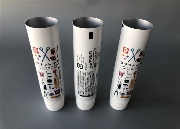 Diameter 25mm Aluminium Tube Packaging 24ml Capacity With Teeth Cap ISO9001